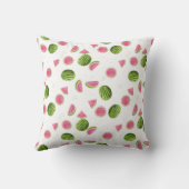 サマーピンク&グリーンスイカパターン クッション (裏面)