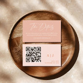 サマーピーチピンクサンセット結婚のウェブサイト エンクロージャーカード