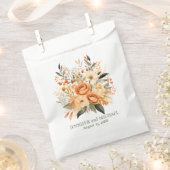 サマーピーチ&グリーンフローラ結婚ズ フェイバーバッグ (クリップ留めされた状態)