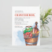 サマーファミリークロウフィッシュ魚介類パーティー 招待状 (スタンド正面)