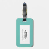 サマーファミリーバケーション ラゲッジタグ (裏面縦)