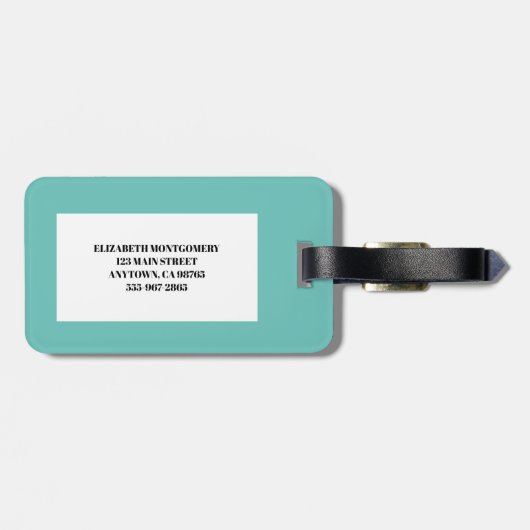 サマーファミリーバケーション ラゲッジタグ (裏面横)