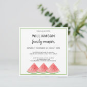 サマーファミリー懇親会スイカピクニックパーティー 招待状 (スタンド正面)