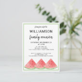 サマーファミリー懇親会スイカ 案内ポストカード (スタンド正面)