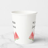 サマーファミリー懇親会スイカ 紙コップ (右)