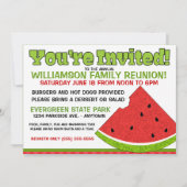 サマーファミリー懇親会招待状 招待状 (正面)