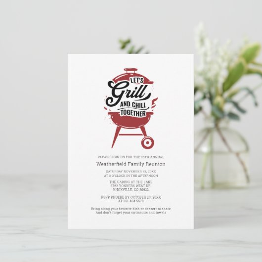 サマーファミリー懇親会BBQパーティー 招待状 (スタンド正面)