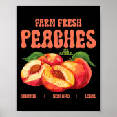 サマーファームフレッシュオーガニック桃Non Gmo Local Fu ポスター (正面)