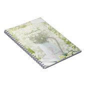 サマーフィールドデイジー結婚フラワーズゲストブック ノートブック (右側)