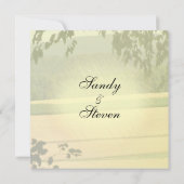 サマーフィールド結婚式招待状 招待状 (裏面)