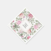 サマーフェミニンバラガーデンフローラ75誕生日 スタンダードカクテルナプキン (角)