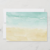 サマーフォトビーチバースデーパーティー 招待状 (裏面)