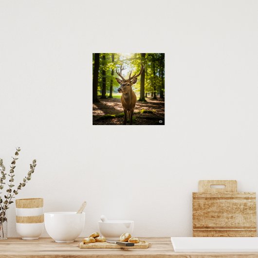 サマーフォレストディアー ポスター (キッチン)