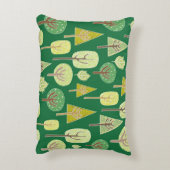 サマーフォレスト：自然インスパイアデザイン アクセントクッション (裏面(縦))