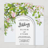 サマーフラズグリーンフローラ結婚式招待状 招待状 (正面/裏面)