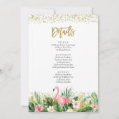 サマーフラミンゴバチェロレッテウィークエンド招待状 招待状 (裏面)