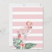 サマーフラミンゴバチェロレッテ招待状 招待状 (裏面)