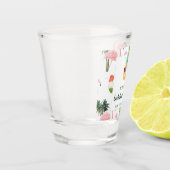 サマーフラミンゴプールパーティーバチェロレッテ ショットグラス (左)