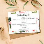 サマーフラミンゴプールパーティー ブラコン 招待状