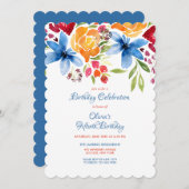 サマーフラワーズ招待状 招待状 (正面/裏面)