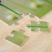 サマーフラワーバタフライメドウ自然フローラ ジグソーパズル (側面)