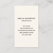 サマーフラワーブーケお洒落ボホ 名刺 (裏面)