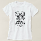 サマーフリップフロップTシャツ Tシャツ (デザイン正面)