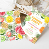 サマーフルーツエンドオブサマーパーティの招待状 招待状