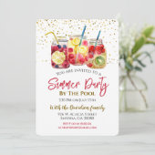 サマーフルーツカクテルプールパーティー 招待状 (スタンド正面)