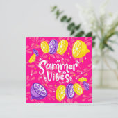 サマーフルーツシトラスグリーティングカード (スタンド正面)