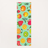 サマーフルーツシームレスデザイン ヨガマット (正面)