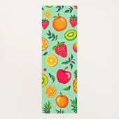 サマーフルーツシームレスデザイン ヨガマット (裏面)