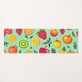 サマーフルーツシームレスデザイン ヨガマット (正面(横))