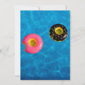 サマーフルーツドリンクスウィート16パーティー誕生日 招待状 (裏面)