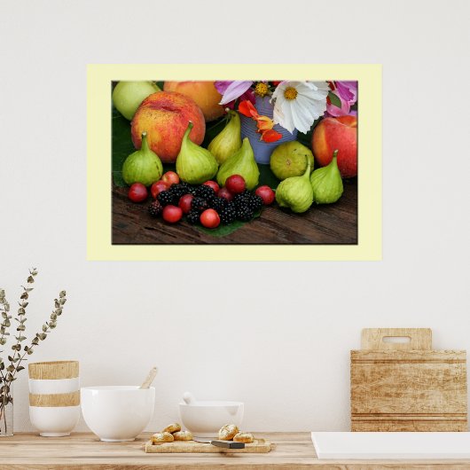 サマーフルーツメドレーのポスター ポスター (キッチン)