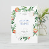 サマーフルーツ縁ど、結婚式招待状 招待状 (スタンド正面)