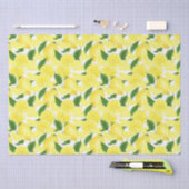 サマーフレッシュイエローレモンシトラスフルーツ 薄葉紙 (クラフト)