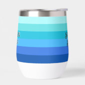 サマーフレッシュブルーストライプの (左面)