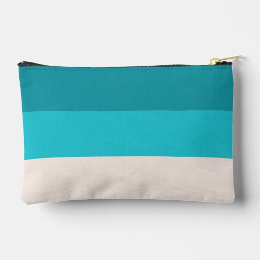 サマーフレッシュブルービーチビーベストライプズ アクセサリーポーチ (裏面)