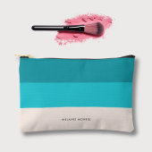 サマーフレッシュブルービーチビーベストライプズ アクセサリーポーチ