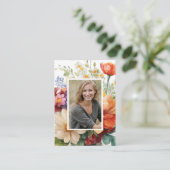 サマーフローラスペインの葬儀祈りの言葉 プレイスカード (スタンド正面)