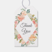 サマーフローラメドレーありがとう ギフトタグ (正面)