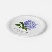 サマーフローラ結婚アジサイ紙プレート ペーパープレート (アングル)
