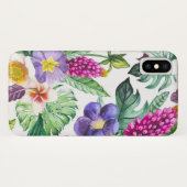 サマーフローラiPhone xケース Case-Mate iPhoneケース (裏面(横))