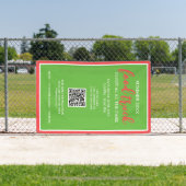 サマーフードトラックフェスティバルイベント垂直 横断幕 (インサイチュ)