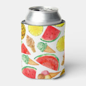 サマーフード：スイカのアイスクリーム 缶クーラー (缶正面)