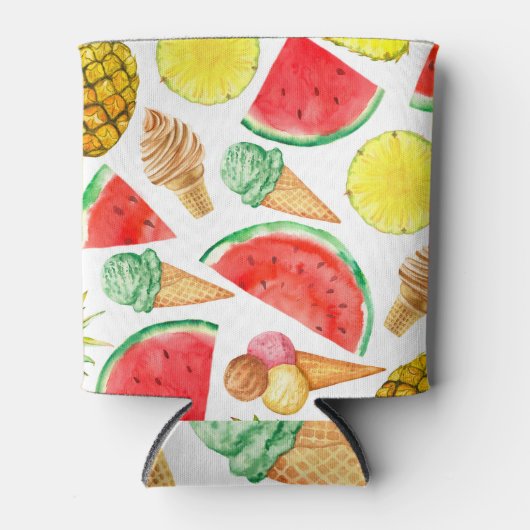 サマーフード：スイカのアイスクリーム 缶クーラー (正面)