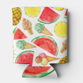 サマーフード：スイカのアイスクリーム 缶クーラー (裏面)