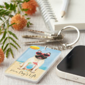 サマーブフランスのルドッグ キーホルダー (正面右)