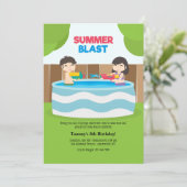 サマーブラスト招待状 招待状 (スタンド正面)